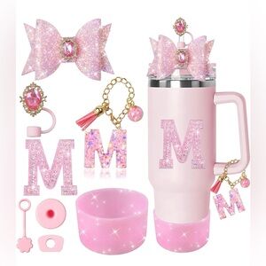 Letter M set of 8 pieces for tumbler - accessories ONLY!